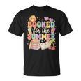 Booked For The Summer Cute Book Reading Women Girls T-Shirt Booked For The Summer Cute Book Reading Women Girls T-Shirt