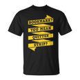 Bookmark You Mean Quitter Strip Literary Book Reading T-Shirt