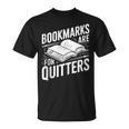 Bookmarks Quote Library Book Reader T-Shirt Bookmarks Quote Library Book Reader T-Shirt