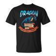 Booknerd Easily Distracted By Dragons And Books Dragon Lover T-Shirt Booknerd Easily Distracted By Dragons And Books Dragon Lover T-Shirt
