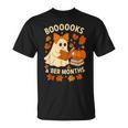 Books And BER Months Fall Librarian Reading Halloween T-Shirt