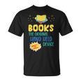 Books The Original Hand Held Device Librarian Read Teacher For Men Women Kids T-Shirt