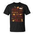 Books And Pumpkin Spice Cute Fall Aesthetic T-Shirt Books And Pumpkin Spice Cute Fall Aesthetic T-Shirt