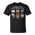 Books Things I Do In My Spare Time Reading T-Shirt