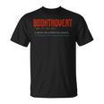 Booktrovert Definition Description Book Lover Librarian Tee T-Shirt