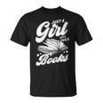 Bookworm Book Reading Just A Girl Who Loves To Read Books T-Shirt Bookworm Book Reading Just A Girl Who Loves To Read Books T-Shirt