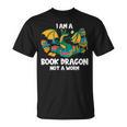 Bookworm Books Reading I Am A Book Dragon T-Shirt