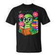 Bookworm Costume Kawaii Reading Worm For World Book Day T-Shirt