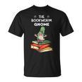 The Bookworm Gnome Christmas Gnome Book Reading Enthusiast T-Shirt The Bookworm Gnome Christmas Gnome Book Reading Enthusiast T-Shirt