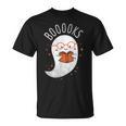 Booooks Ghost Halloween Teacher Book Library Reading T-Shirt
