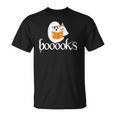 Booooks Halloween Cute Ghost Reading Library Books T-Shirt
