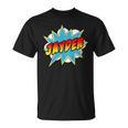 Boys Jayden Comic Book Superhero Name T-Shirt