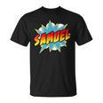 Boys Samuel Comic Book Superhero Name T-Shirt Boys Samuel Comic Book Superhero Name T-Shirt