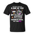 Breast Cancer Think Pink Book Reading Lover T-Shirt