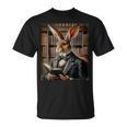 Bunny Reading Book Rabbit Bow Tie Happy Easter Boys Girl Kid T-Shirt Bunny Reading Book Rabbit Bow Tie Happy Easter Boys Girl Kid T-Shirt