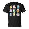 Bunny Reading Books Easter Day Teacher Librarian Book Women T-Shirt