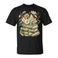 Camo Floral Books Wildflower Botanical Reading Lover T-Shirt Camo Floral Books Wildflower Botanical Reading Lover T-Shirt