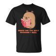 CapyFun Books Are The Only Treasure I Need Capybara Kids T-Shirt