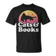 Cats And Books Or Women's Cat And Book T-Shirt