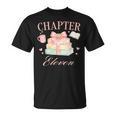 Chapter 11th Birthday Bookworm 11 Years Old Cute Book Loves T-Shirt