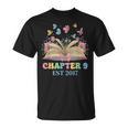 Chapter 9 Years Old 9th Birthday Butterfly Bow Book Lover T-Shirt Chapter 9 Years Old 9th Birthday Butterfly Bow Book Lover T-Shirt