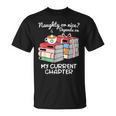 Christmas Book Lovers Naughty Or Nice T-Shirt Christmas Book Lovers Naughty Or Nice T-Shirt