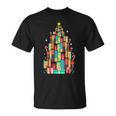 Christmas Book Tree Holiday Loves Reading Bookworm T-Shirt Christmas Book Tree Holiday Loves Reading Bookworm T-Shirt