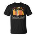 Color Our World Summer Reading 2025 Floral Cute Book Lover T-Shirt Color Our World Summer Reading 2025 Floral Cute Book Lover T-Shirt