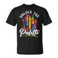 Coloring Book Lover Childrens Book Drawing Coloring Color T-Shirt