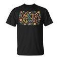 Consejera Escolar Cute Floral Counselor With Books & Owl T-Shirt