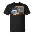 All The Cool Kids Are Reading Book Nerd School Graduation T-Shirt