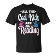 All The Cool Kids Are Reading Book Vintage Retro Sunset T-Shirt All The Cool Kids Are Reading Book Vintage Retro Sunset T-Shirt