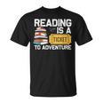 Cool Reading For Men Women Read Books Library Book Lovers T-Shirt