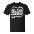 Cool Writing For Women Girls Book Writer Author Poetry T-Shirt