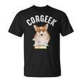 Corgee Lovers Corgeek Book Lovers T-Shirt Corgee Lovers Corgeek Book Lovers T-Shirt