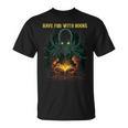 Cthulhu Necronomicon Fun With Books Cosmic Horror Cthulhu T-Shirt