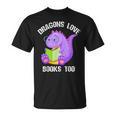 Cure Dragons Love Books Too T-Shirt