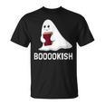 Cute Bookish Halloween Ghost Readers And Book Lovers T-Shirt