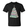 Cute Bookmas Christmas Book Tree Book Lover Teacher T-Shirt Cute Bookmas Christmas Book Tree Book Lover Teacher T-Shirt