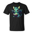 Cute Dragon With Book T-Shirt