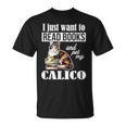 Cute Read Books Calico Cat Lover For Men Women Girls Kids T-Shirt Cute Read Books Calico Cat Lover For Men Women Girls Kids T-Shirt