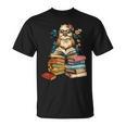 Cute Reading Chicken With Glasses Books Bookworm Reader T-Shirt Cute Reading Chicken With Glasses Books Bookworm Reader T-Shirt