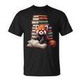 Cute Red Panda Reading Book Animal Bookworm T-Shirt Cute Red Panda Reading Book Animal Bookworm T-Shirt