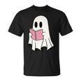 Cute Retro Reading Book Library Ghost Costume T-Shirt Cute Retro Reading Book Library Ghost Costume T-Shirt