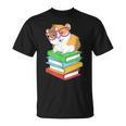 Cute Rodent Pet Bookworms Books And Guinea Pig T-Shirt