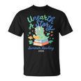 Cute Unearth a Story Triceratops Dinosaur Reading Books Dino T-Shirt Cute Unearth a Story Triceratops Dinosaur Reading Books Dino T-Shirt