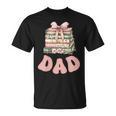Dad Book First Chapter Birthday Family Matching Party T-Shirt