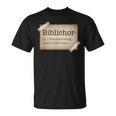 Dark Academia Aesthetic Biblichor Old Vintage Books Lover T-Shirt