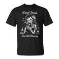 Dark Romance Skeleton Merch Outfits Woman Smut Book Reading T-Shirt