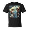 David And Goliath Bible Book Of Samuel King David Comic T-Shirt